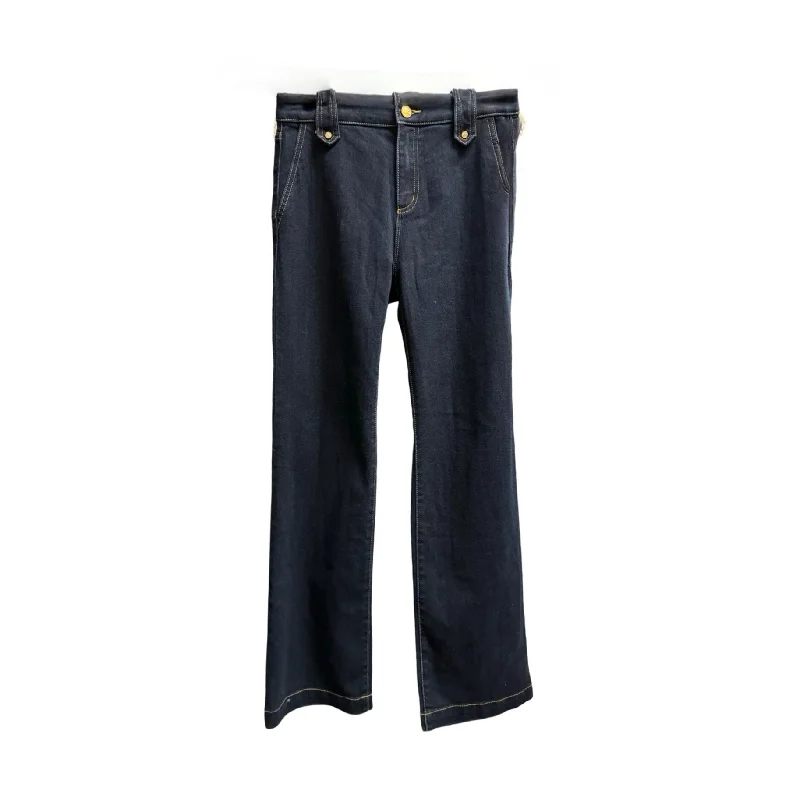 Jeans Boot Cut By Michael Kors In Blue Denim, Size: 2