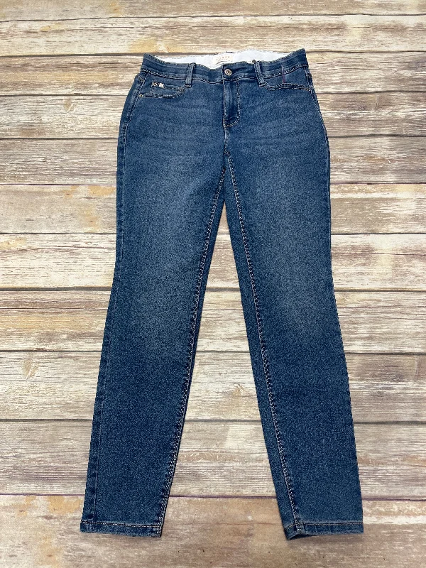 Jeans Skinny By Curve Appeal In Blue Denim, Size: 4