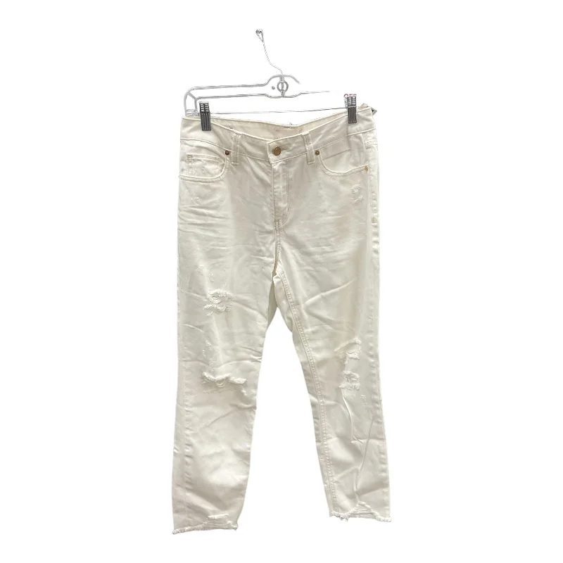 Jeans Skinny By Habitual In White Denim, Size: 2