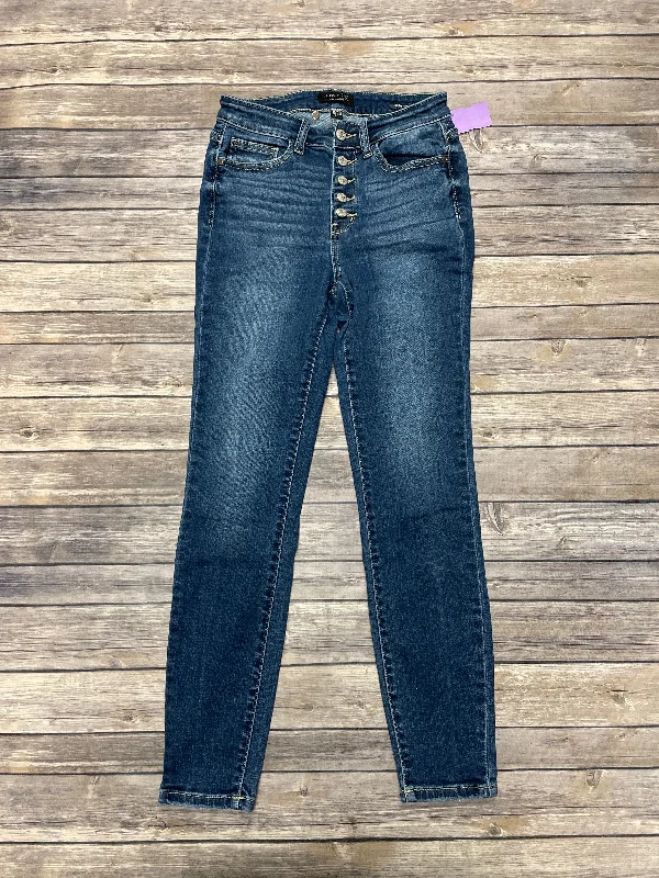 Jeans Skinny By Judy Blue In Blue Denim, Size: 2 (26)