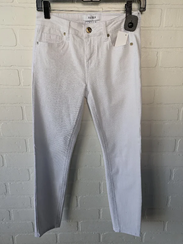 Jeans Skinny By Pistola In White, Size: 2