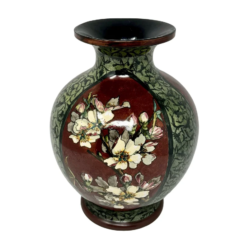 Doulton Faience Vase, Signed and Dated 1880