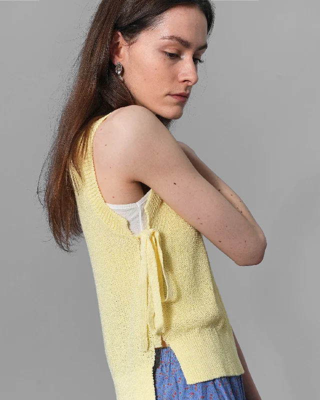 Leena Tie Knit Vest