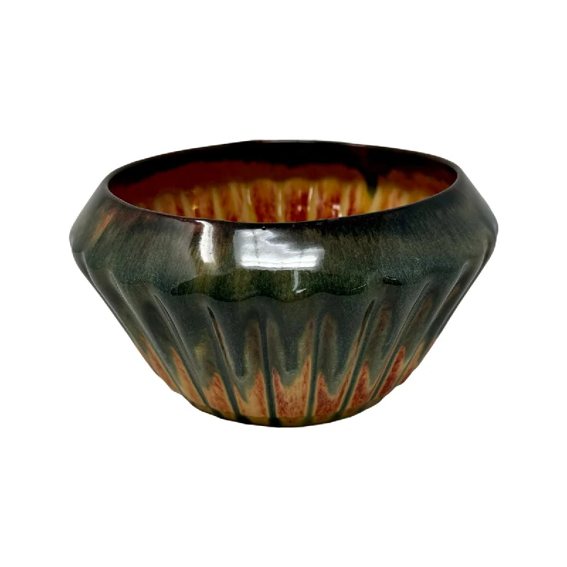 Unusual Shaped Majolica Bowl