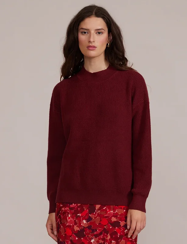 Britton Sweater, Maroon