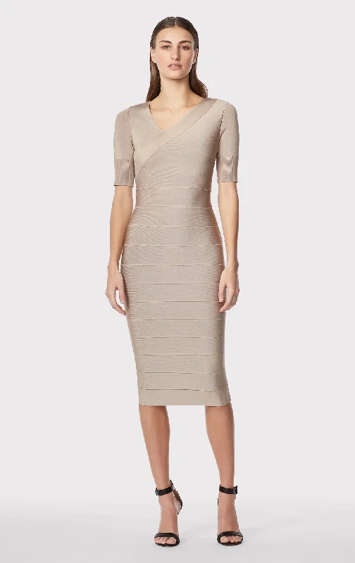 ASYMMETRIC STRAPPY ICON DRESS