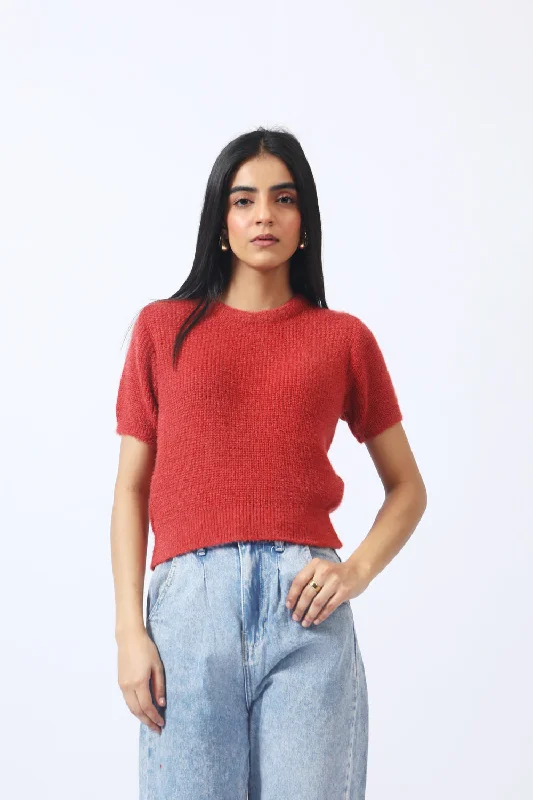 FUR CROPPED JUMPER