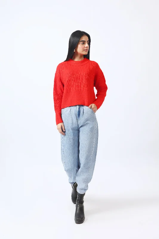 OVERSIZED CROPPED JUMPER