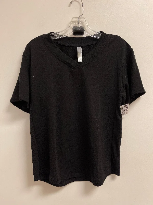 Top Short Sleeve By Flora Nikrooz In Black, Size: S