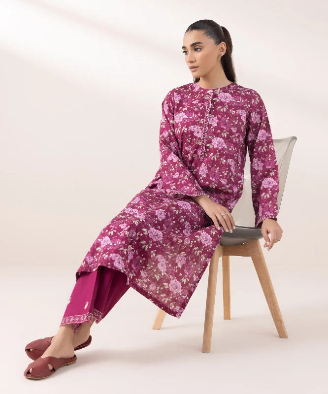 Embroidered Khaddar Shirt