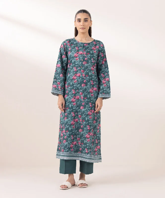 Embroidered Khaddar Shirt