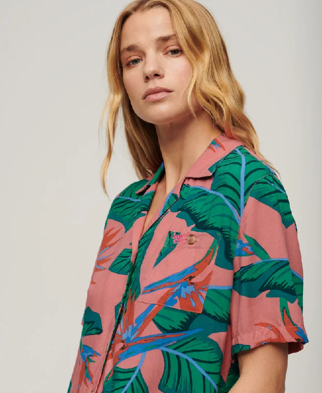 Beach Resort Shirt | Pink Paradise