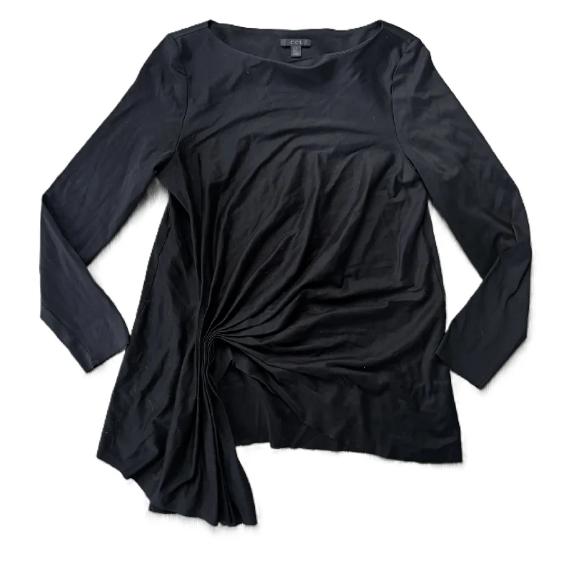 Blouse Long Sleeve By Cos In Black, Size: S