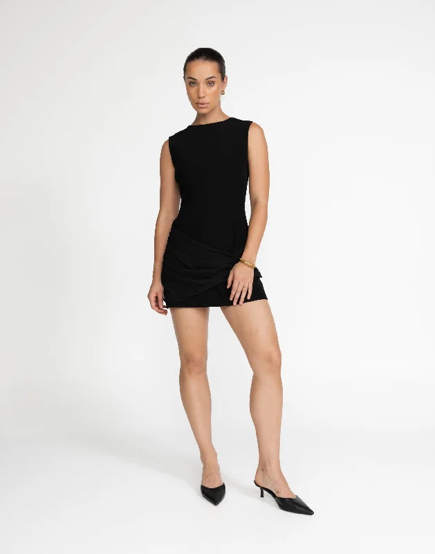 Banks Mini Dress (Black)