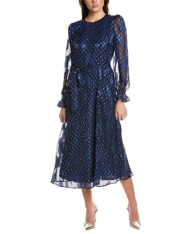 Anne Klein Printed Midi Dress