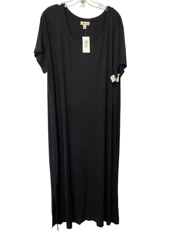 Dress Casual Maxi By Style And Company In Black, Size: 3x