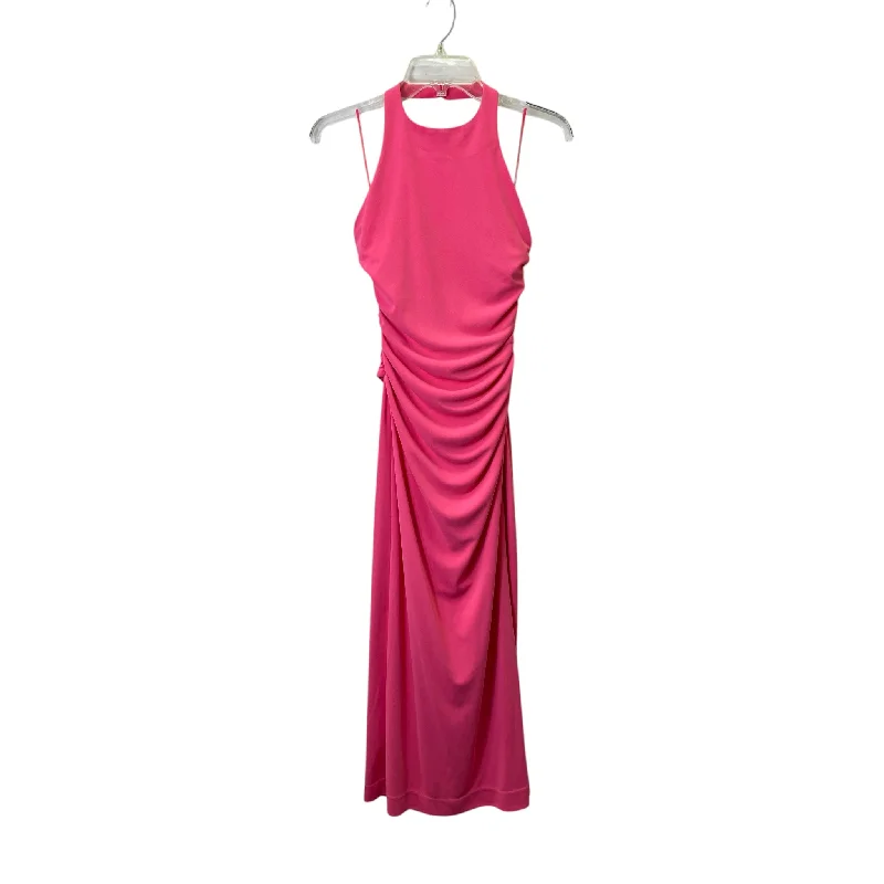 Dress Casual Maxi By Zara In Pink, Size:Xs