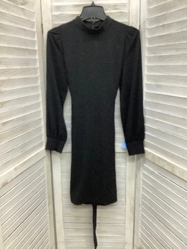 Dress Casual Midi By Banana Republic In Black, Size: 4