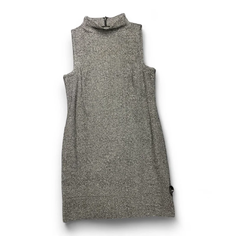 Dress Casual Midi By Banana Republic In Grey, Size: 6