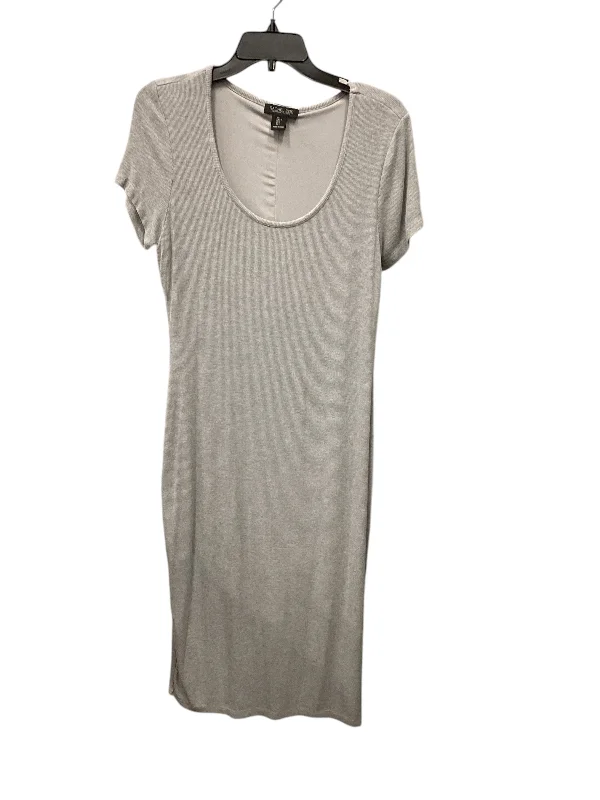 Dress Casual Midi By Rachel Zoe In Grey, Size: L