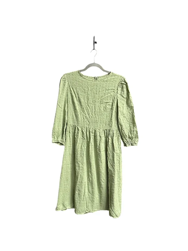 Dress Casual Midi By Shein In Green, Size: M