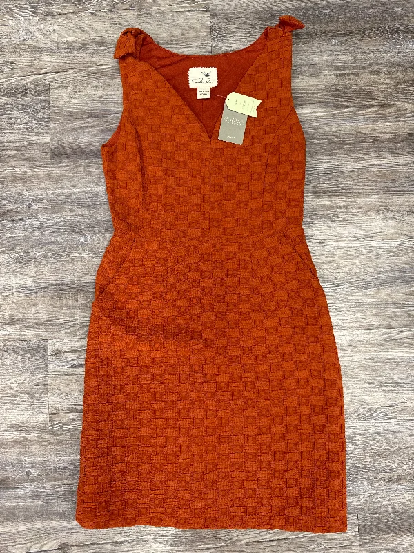 Dress Casual Midi By Tabitha In Orange, Size: 6