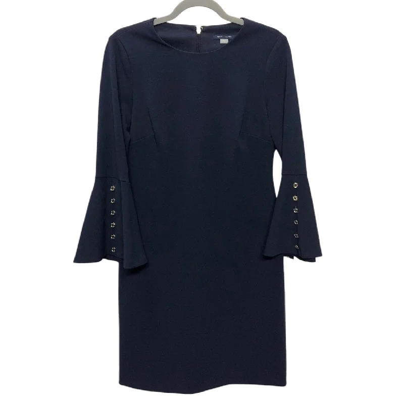 Dress Casual Midi By Tommy Hilfiger In Navy, Size: 6