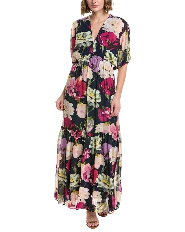 Taylor Printed Chiffon Maxi Dress