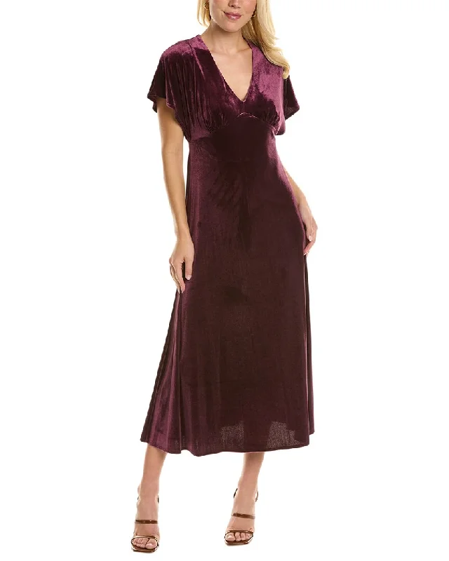 Taylor Stretch Velvet Maxi Dress