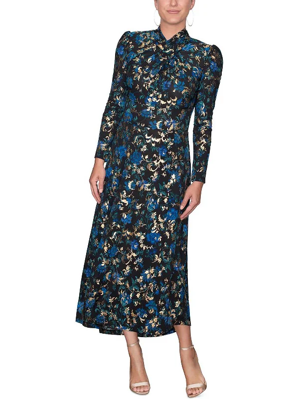 Womens Printed Long Maxi Dress