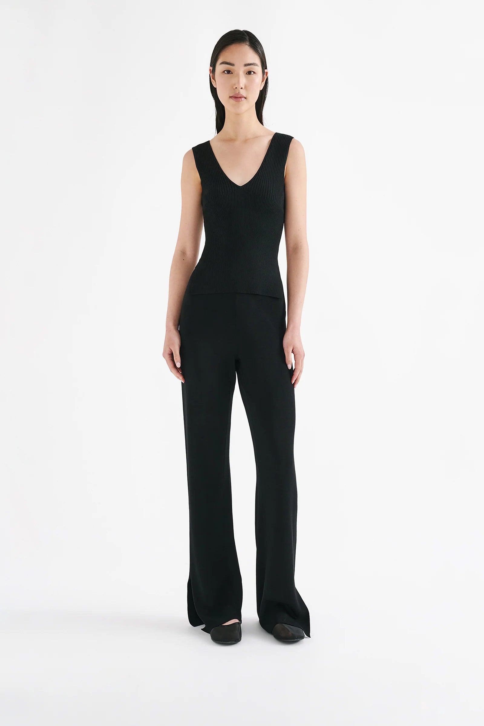 Mason Knit Pant - Black