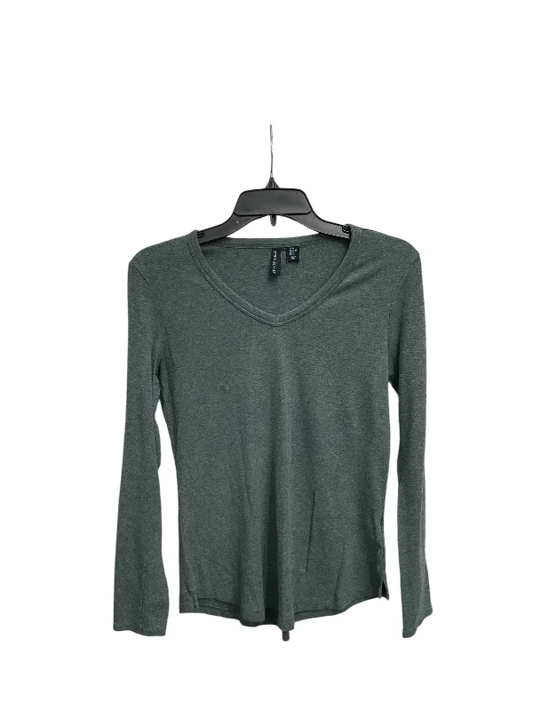 Top Long Sleeve Basic By Cynthia Rowley In Green, Size: M