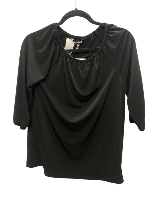 Top Long Sleeve By Ellen Tracy In Black, Size: Xs