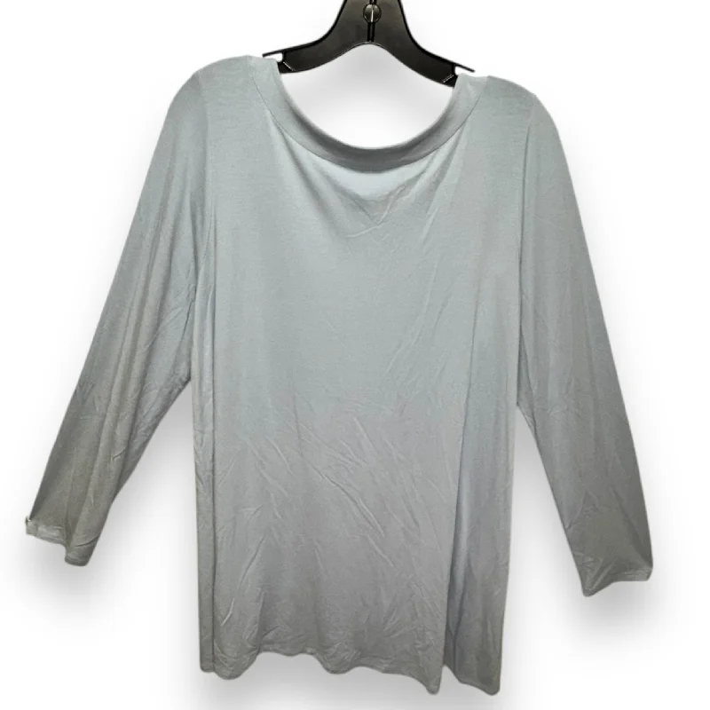 Top Long Sleeve By J. Jill In Blue, Size: L