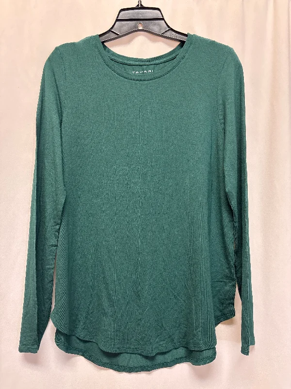 Top Long Sleeve By Tahari By Arthur Levine In Green, Size: M